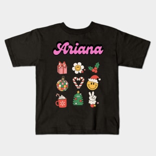 Ariana Custom Request Personalized - Merry Christmas Kids T-Shirt